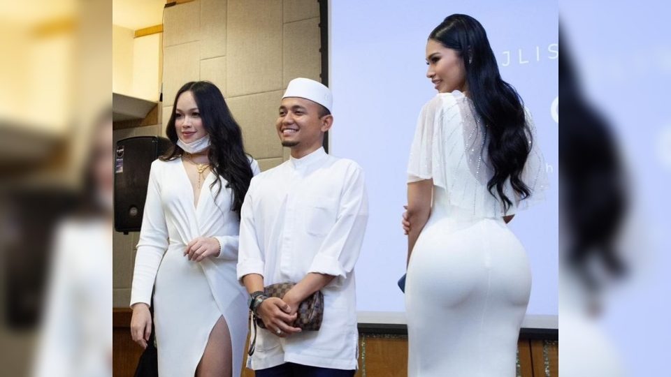 From left: Hertonnye Linggom, PU Amin and Nadira Isaac. Photo: Nadira Isaac/Instagram

