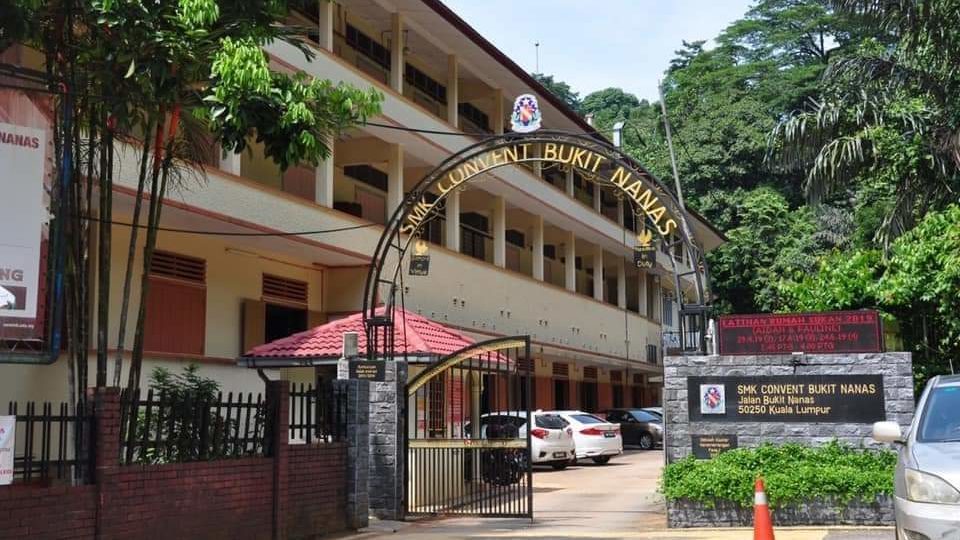 Exterior of SMK Convent Bukit Nanas. Photo: Gary George/ Facebook
