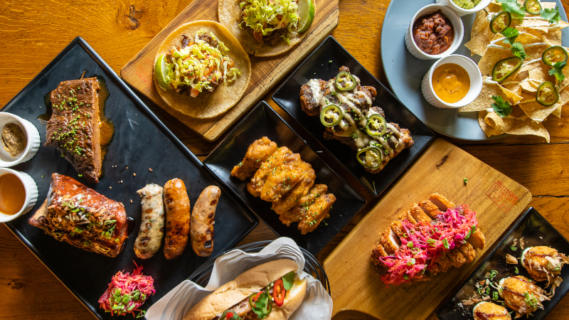 An array of the bar’s food. Photo: Heart of Darkness
