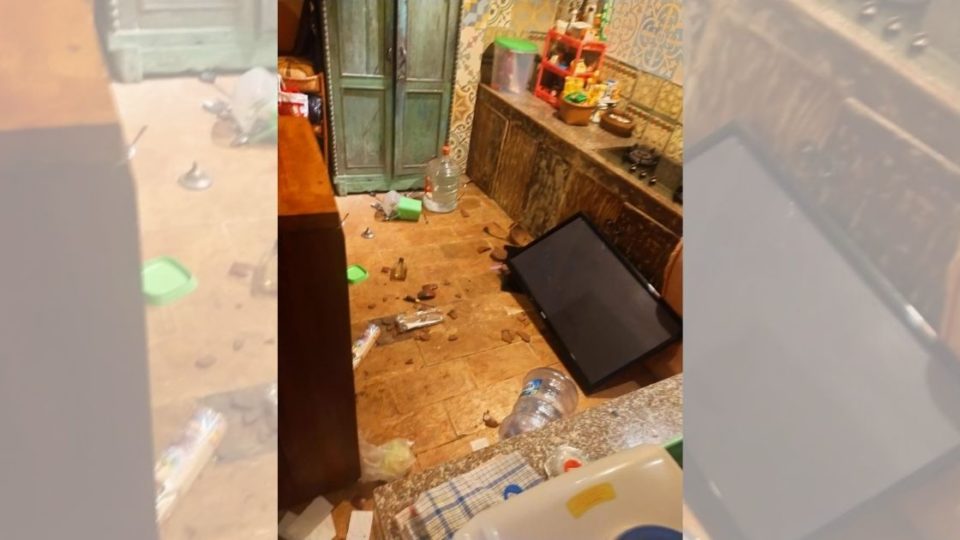 The victim said her place was also ransacked during the incident. Photo: Istimewa