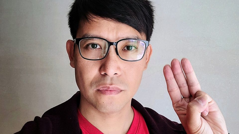 Activist Roy Ngerng. Photo: @Royngerng/Twitter