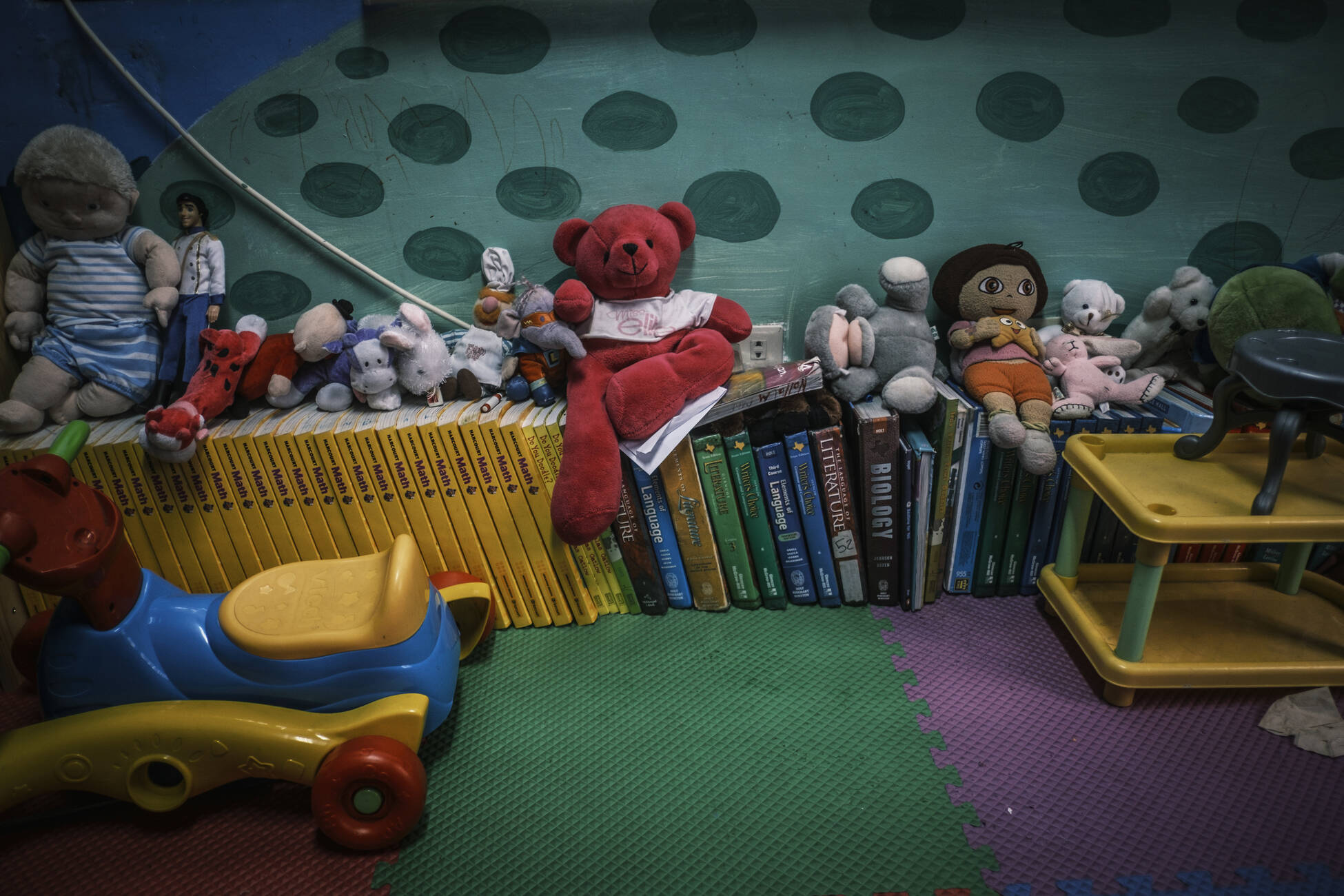 Toys at Camp Crame in Quezon City, which are used when working with child victims. Photo: Luis Liwanag