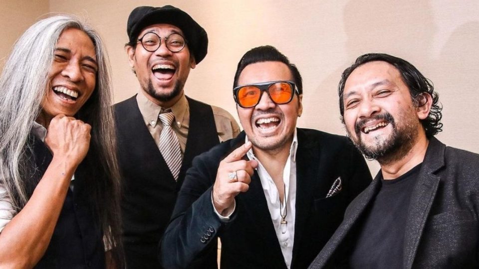 Legendary Indonesian pop/rock band Naif has called its quits after a successful, 25-year-long career. (L-R) Jarwo, Emil, David, and Pepeng in March 2020. Photo: Instagram/@naifband