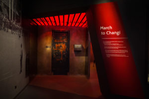 The Changi Gaol prison cell door. Photo: Coconuts