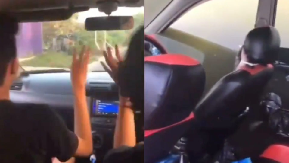We believe in the freedom to vibe hard, especially in these days of TikTok. Remember to exercise a little caution, however, and heed this tale about how a trio of young men found themselves in a precarious situation due to their impassioned dancing. Screenshots from Instagram/@mahesalexa