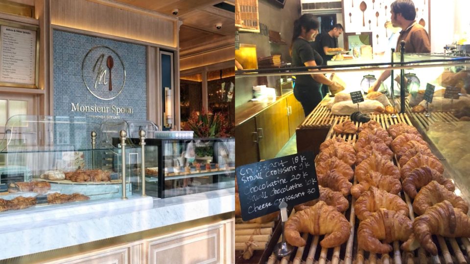 (L) Monsieur Spoon’s first Jakarta outlet at Urban Farm, Pantai Indah Kapuk’s Golf Island; (R) Monsieur Spoon’s Seminyak outlet. Photo: Instagram/@monsieurspoon and Nadia Vetta Hamid for Coconuts Media