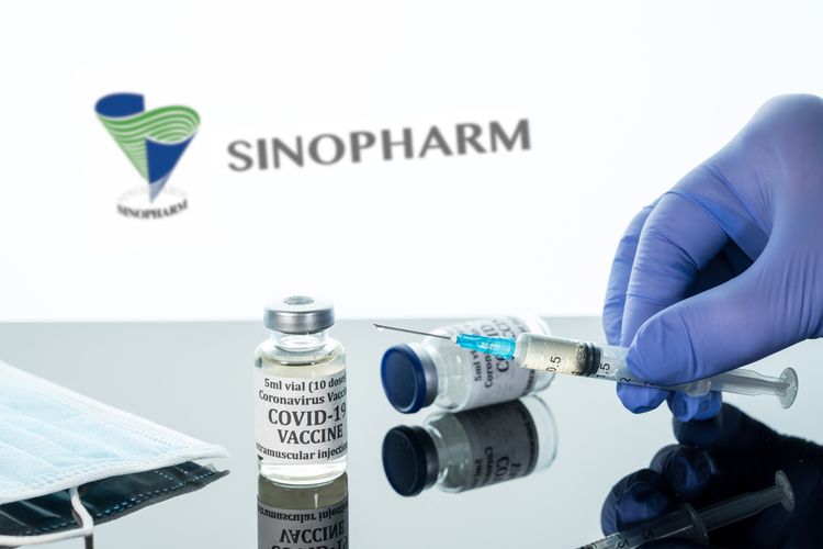 Vials of a COVID-19 vaccine from Chinese pharmaceutical firm Sinopharm. Photo: Shutterstock