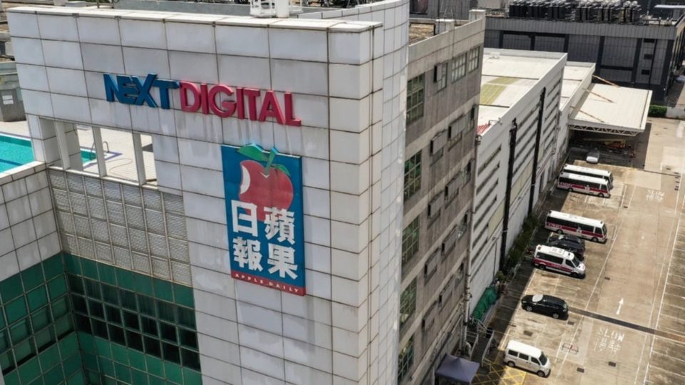 Apple Daily, one of Hong Kong’s biggest newspapers, could shut down altogether come Saturday if authorities do not unfreeze their assets. Photo: Apple Daily