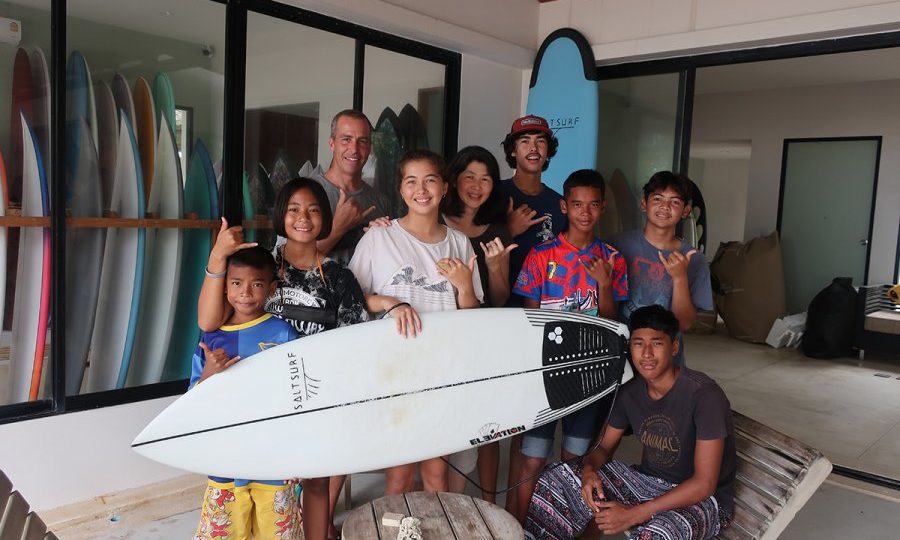 Matt Blauer and the Salt Surf Club crew. Photo: Salt Surf Club / Courtesy
