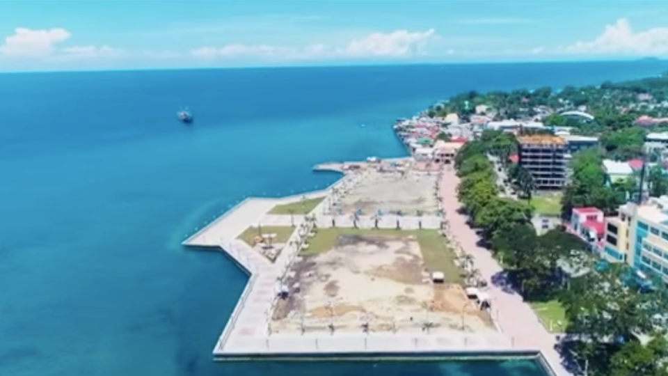 Artist’s rendition of the Dumaguete Smart City reclamation project 