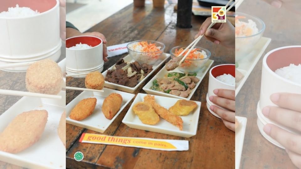 HokBen’s beef teriyaki, chicken yakiniku, with assortments of sides such as egg chicken roll. Photo for illustration only. Photo: Instagram/@hokben_id