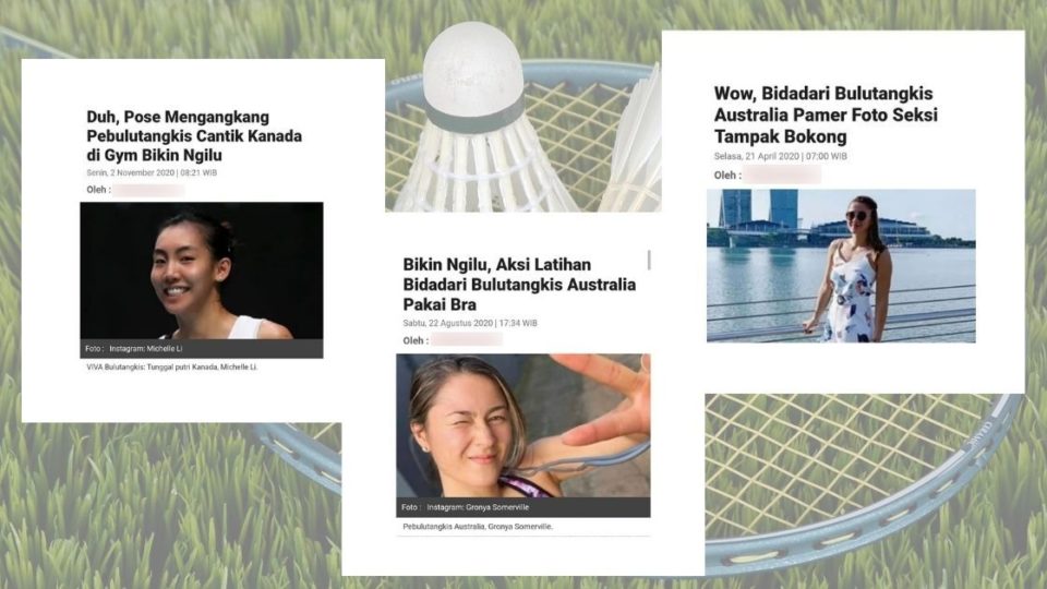 Indonesians are not only uniting to cheer the country’s representatives at the 2020/2021 Tokyo Olympics, but they’ve also come together to lambast a journalist for the needlessly sexualized angles to his stories about female athletes instead of focusing on their achievements. Screenshots from Viva News, background photo by PxHere