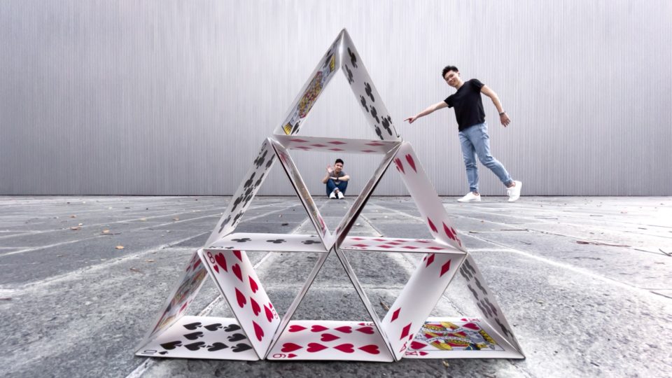 Illusionists Darren & Jerryl in a promotional photo for their upcoming show. Photo: Darren & Jerryl
