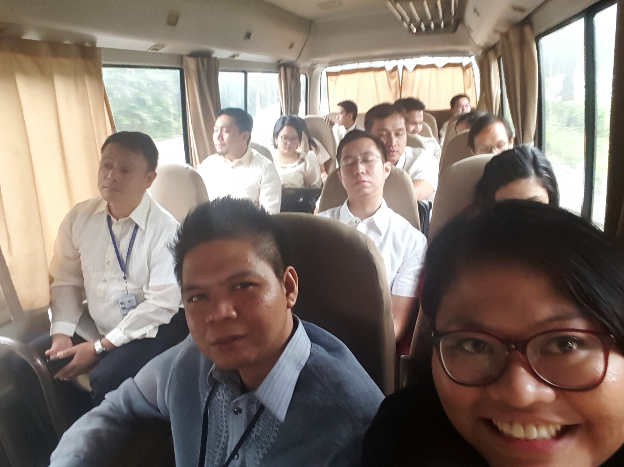 'Pero naaalala ko na high stress ito kasi sobrang traffic sa Marikina tapos naka-chopper si Sir. Baka mauna siya sa venue. HAHAHA Ito rin ata yung SONA na nagpababa na lang kami sa may bungad ng Batasan para tumakbo papuntang tent para makapagsetup agad dahil parating na si P. 😂 #Klazz'