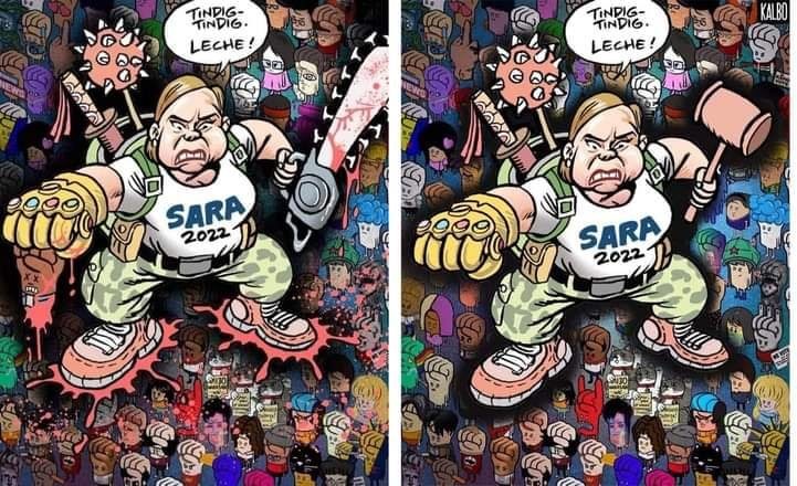 The first three versions of Steven Pabalinas' take on the #Tumindig trend