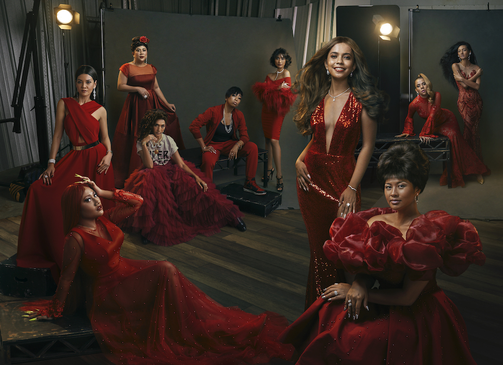 The Black Divas, a collective of Indonesian artists, musicians, and chefs styled by Koko Namara. Photo courtesy of Koko Namara