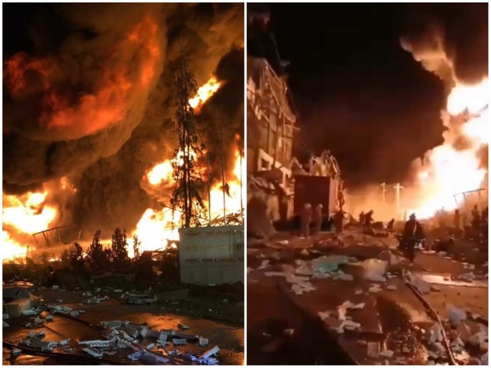 Residents ordered to evacuate after Bangkok factory blaze hurts dozens ...