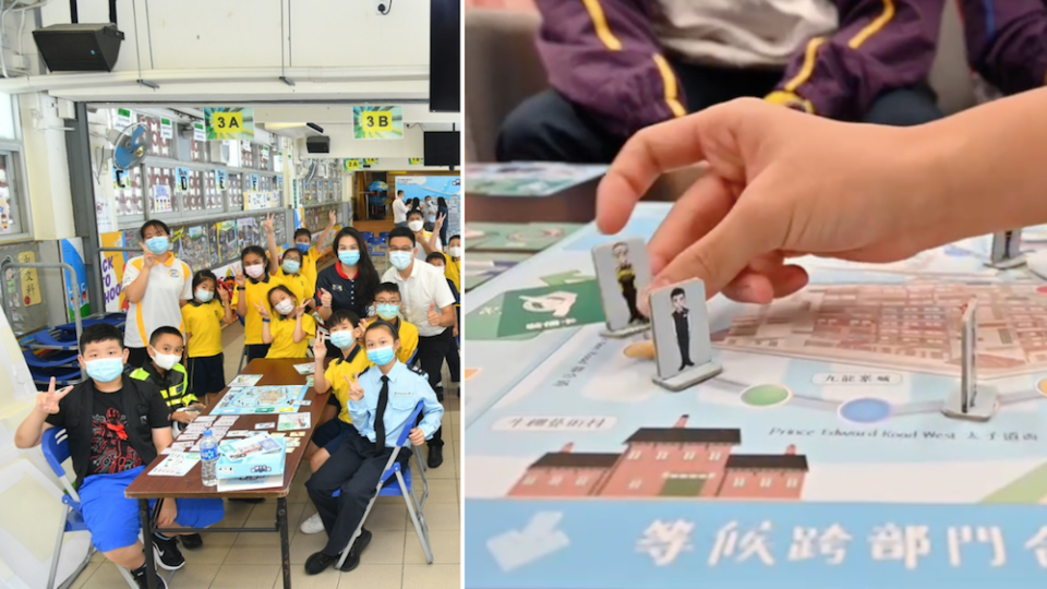 Players of the tabletop game can rise through the ranks of the Hong Kong Police Force by tackling cases from illegal massage parlors to murders. Photos: Kowloon City JPC