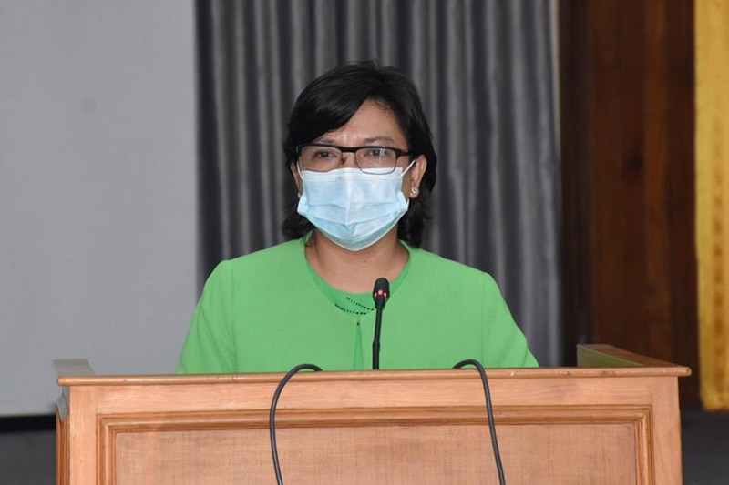 Htar Htar Lin and her 7-year-old son Aung Thukhamein Lin. Photo: Dr Htar Htar Lin/Facebook