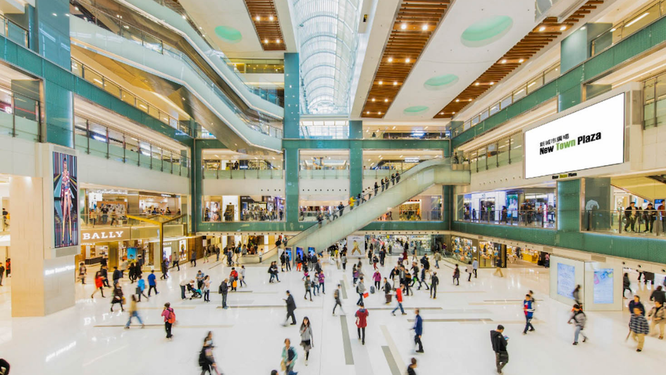 New Town Plaza shopping mall in Sha Tin. Photo: Sun Hung Kai Properties