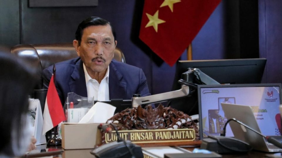 Indonesia’s Coordinating Minister for Maritime Affairs and Investment Luhut Pandjaitan. Photo: Ministry handout