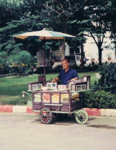 A file photo of Baksia Saelim, aka “Uncle Fruit.' Photo: CU Fruity / Facebook