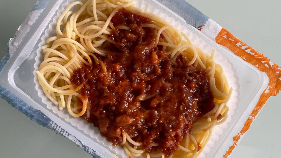 Innocent looking spaghetti coiled within… like a nest of vipers, waiting to be unleashed upon those who dare open Pandora’s box. Photo: Viraj Bindra