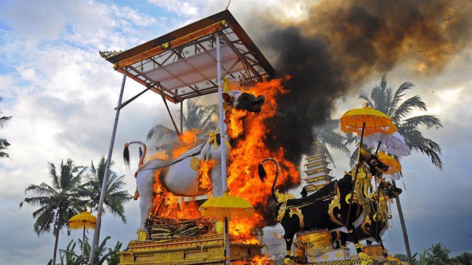 File photo of a ngaben traditional cremation rite performed in Bali. Photo: Buleleng Regency