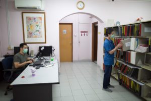 The braille library at SAVH. Photo: Coconuts