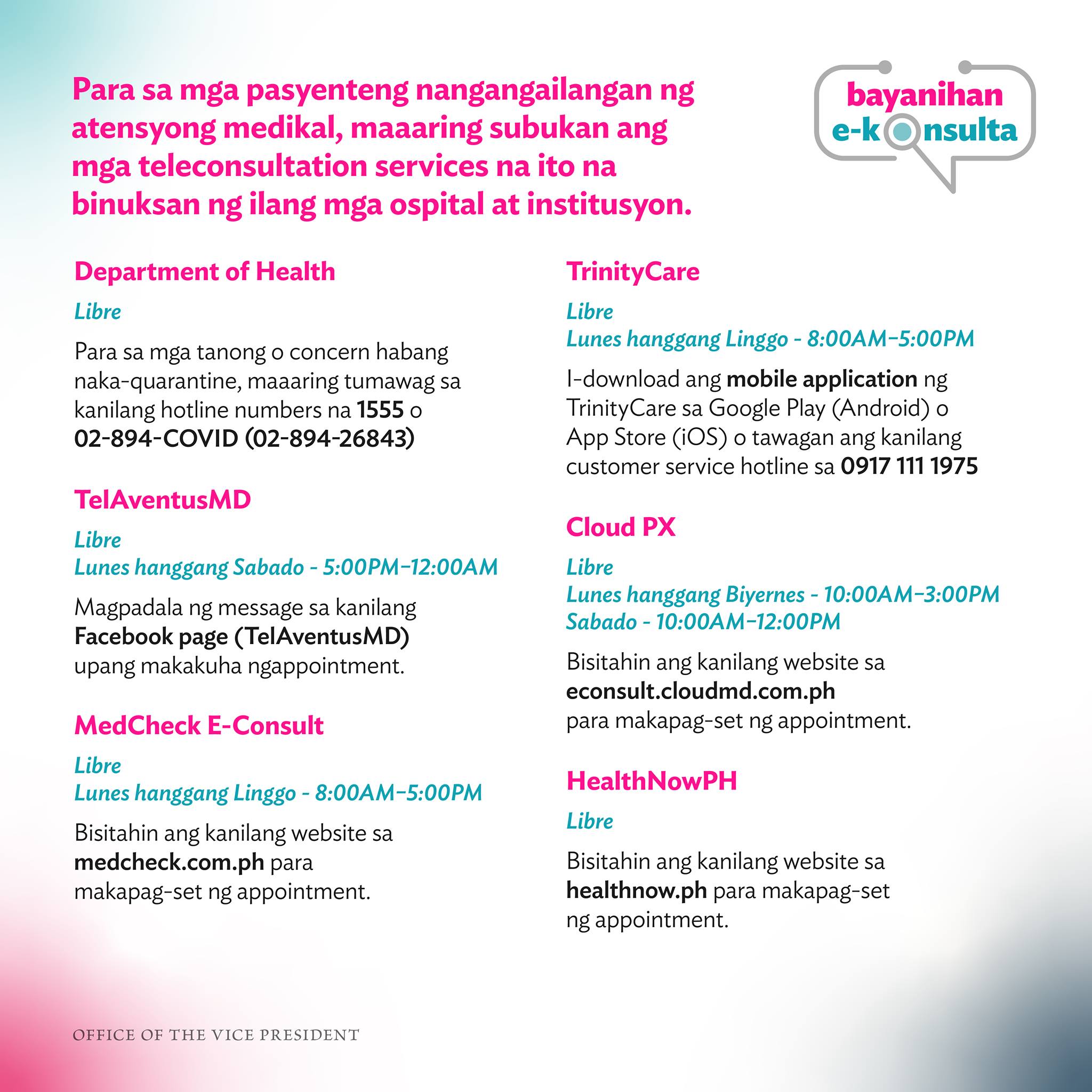 fb.com/VPLeniRobredoPH