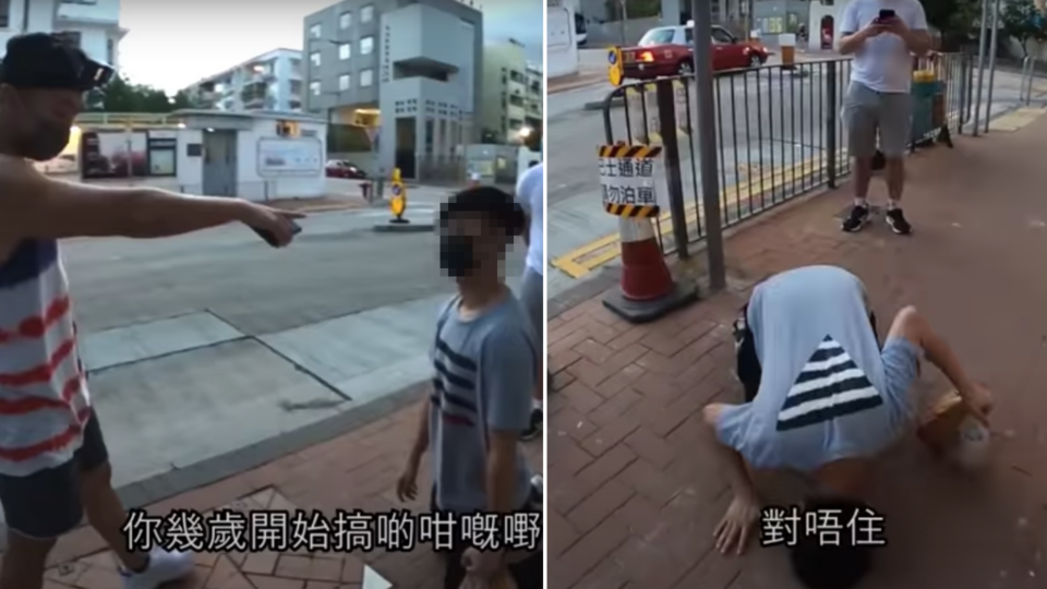 The YouTuber, nicknamed “Brother Rock,” confronted a suspected child pedophile in public after a viewer said he was being harrassed by him. Screenshots via YouTube/HKER Backup