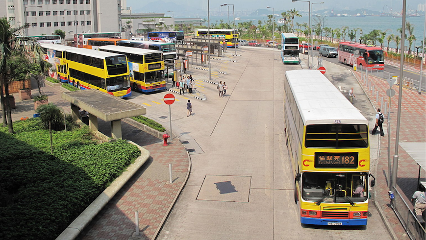 The bus passenger was woken up by the driver when the vehicle pulled into the bus terminal in Sheung Wan. Photo: Wikimedia Commons