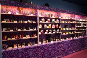 The store’s shelves of ritual oils, candles and jewellery. Photo: Carolyn Teo/Coconuts