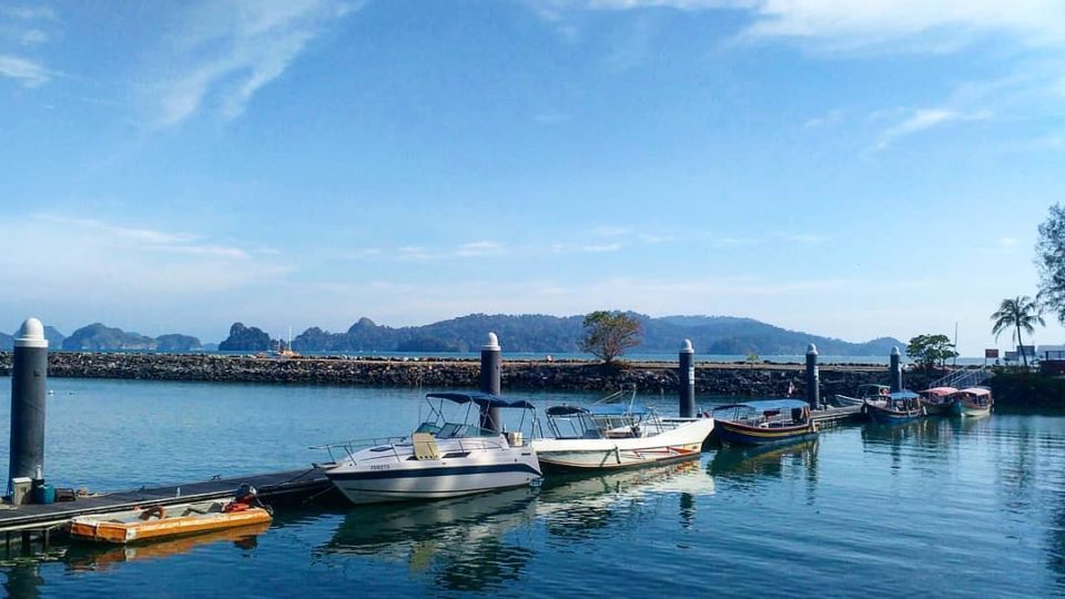 A collection of boats on Langkawi island, March 2018. Photo: Yeu-Gynn/ Coconuts KL

