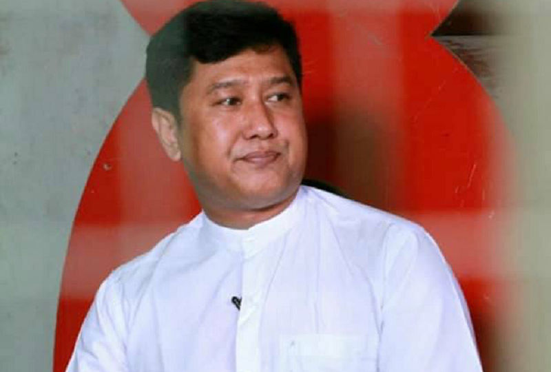 Kyaw Min Yu, aka Ko Jimmy, in an undated photo posted by his wife. Photo: Nilar Thein / Facebook 