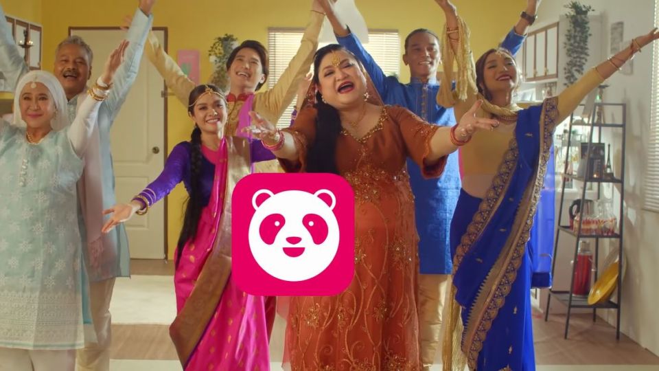 Screenshot from Foodpanda’s ‘Pollywood’ ad. Photo: Foodpanda/Youtube
