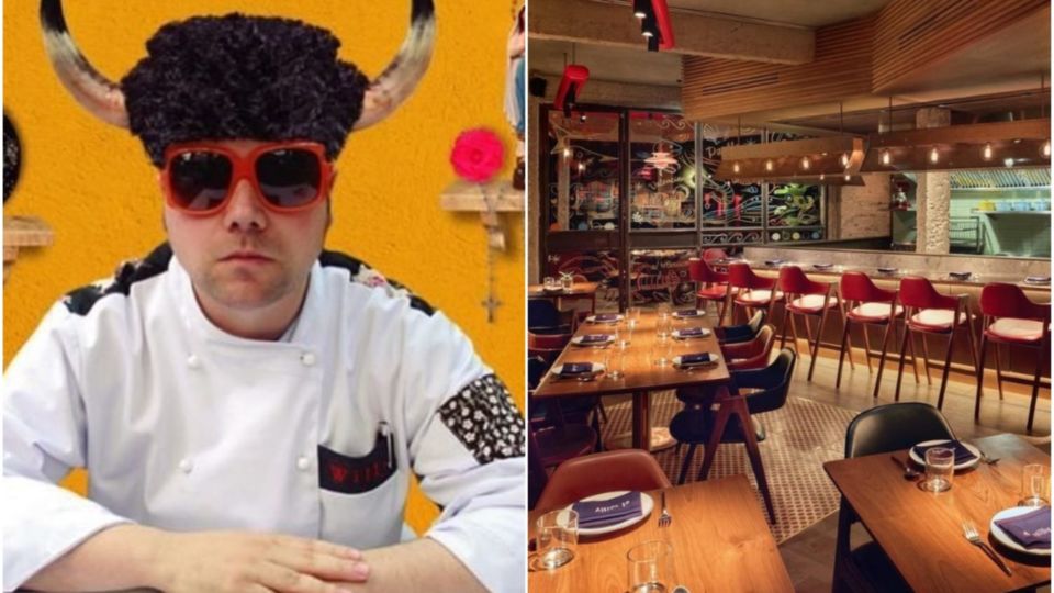 Chef Guillermo ‘Willy’ Trullas Moreno, at left, and his El Willy restaurant in Bangkok, at right.
