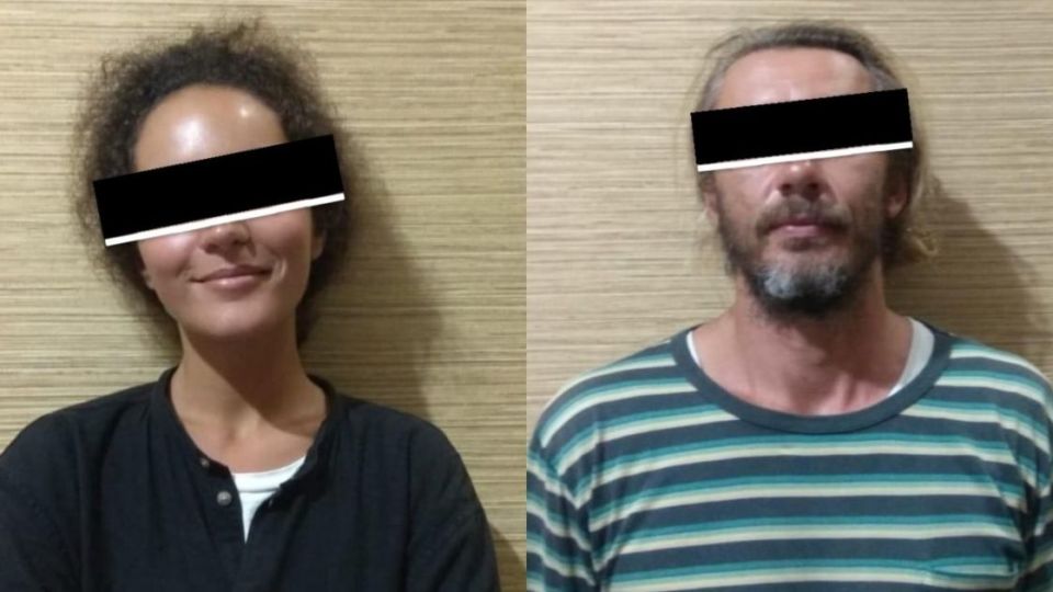 Left, 26-year-old OM from Ukraine and right, 42-year-old DA from Russia. Photos: Istimewa