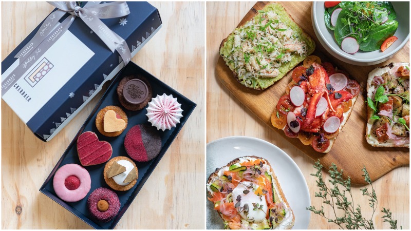 Leckerbaer’s butter cookies and sourdough toasts available at the Keong Saik outlet. Photos: Leckerbaer Singapore
