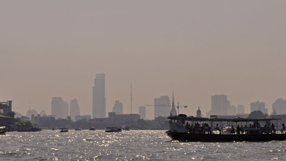 A file photo of smog cloaking Bangkok. Photo: Harshil Shah
