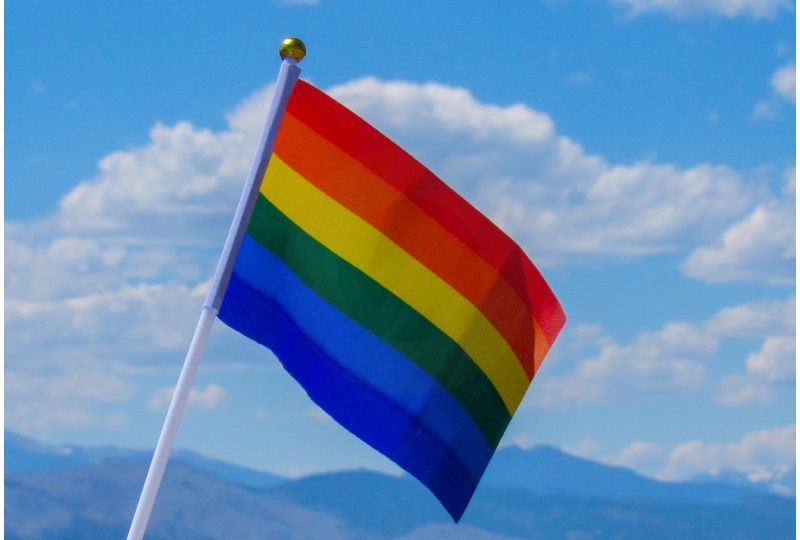 Pride flag. Photo: Brielle French
