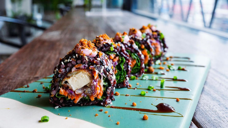 A riceberry quinoa sushi at Vistro Bangkok. Photo: Vistro Bangkok / Facebok
