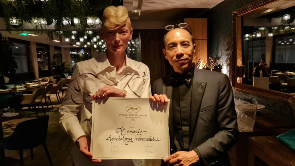 Tilda Swinton and Apichapong Weerasethakul
