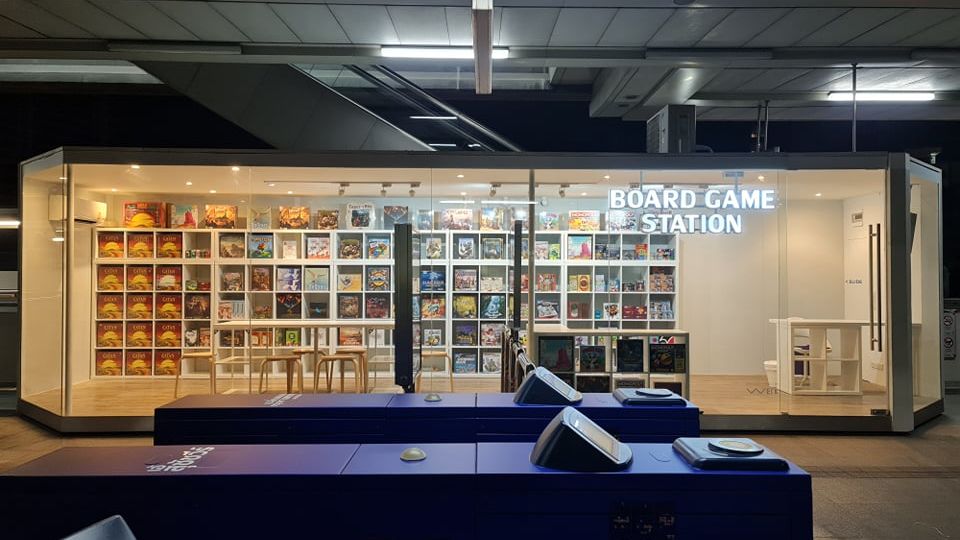 Photo: Board Game Station at BTS Ari 
