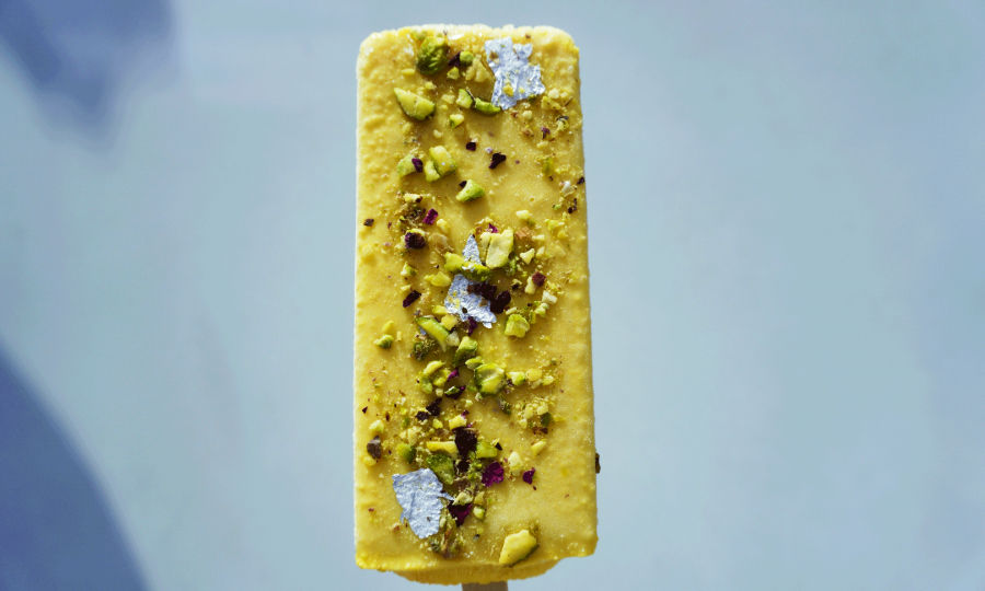 Saffron Kulfi (THB120). Photo: Coconuts Bangkok

