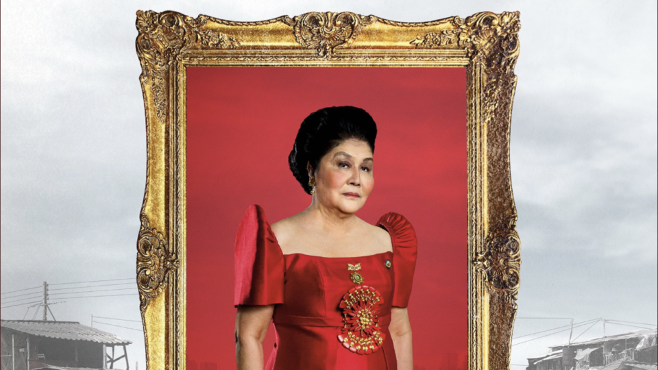 Poster of “The Kingmaker,” featuring Imelda Marcos. Image: Lauren Greenfield / The Kingmaker