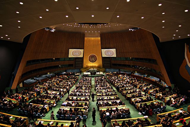 United Nations Assembly. Image: Wikimedia Commons