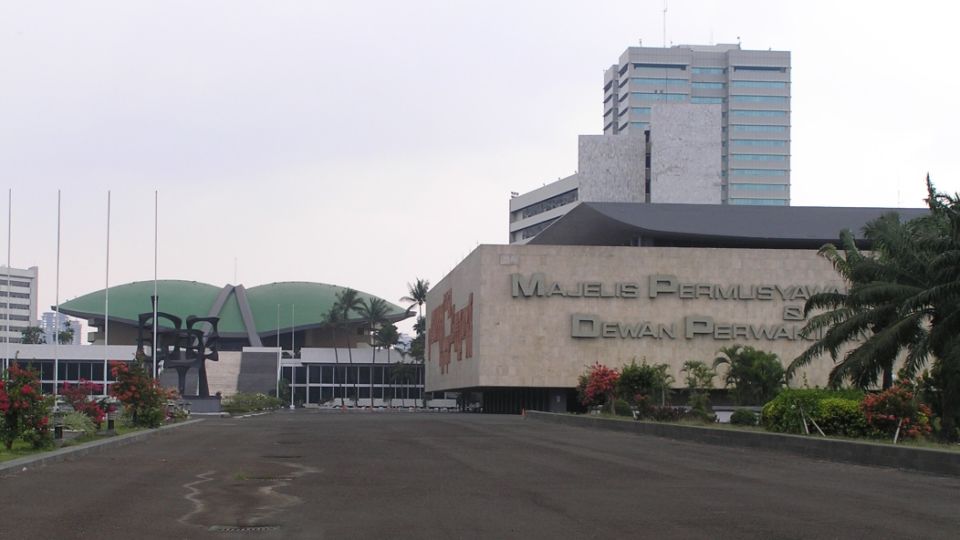 File photo of the House of Parliament building in Jakarta.