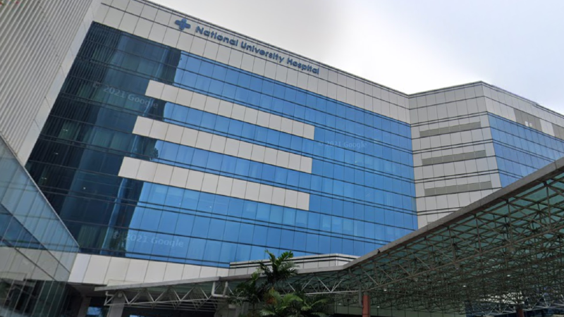 National University Hospital on Lower Kent Ridge Road. Photo: Alphabet
