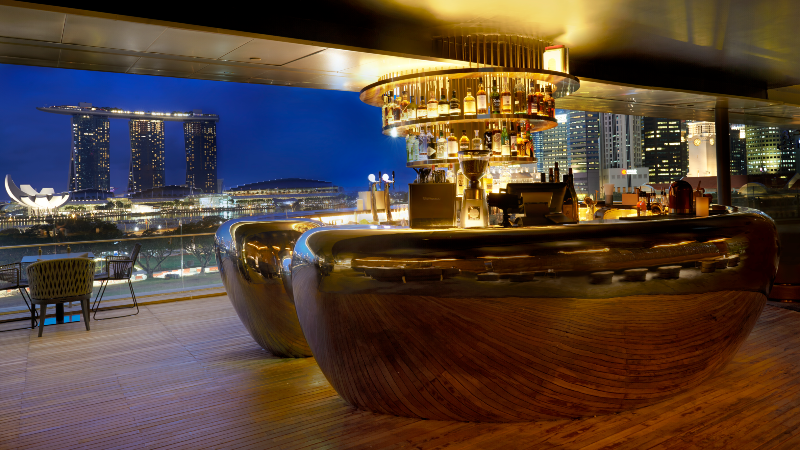 The Smoke & Mirrors bar in National Gallery Singapore. Photo: Smoke & Mirrors
